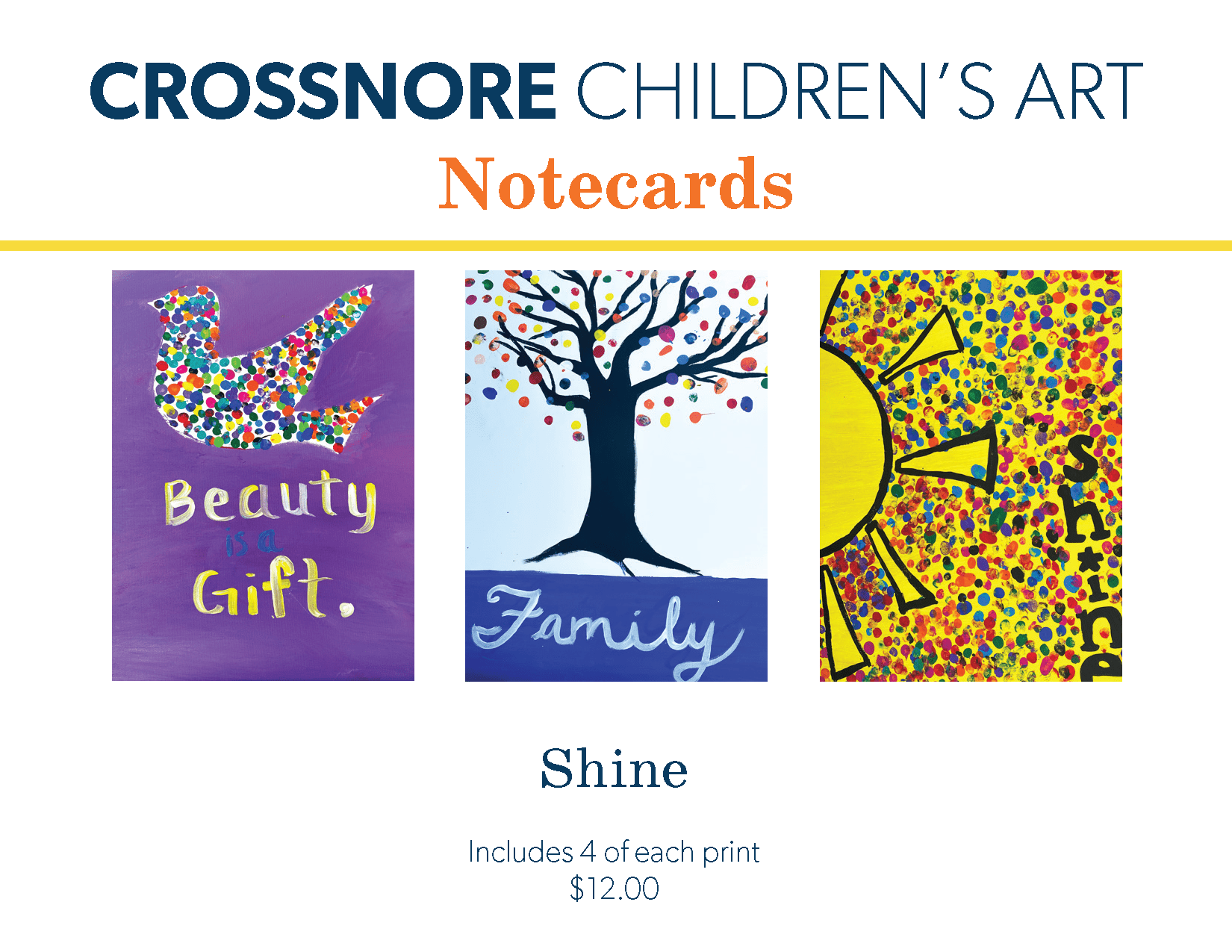 face card for kids art notecards