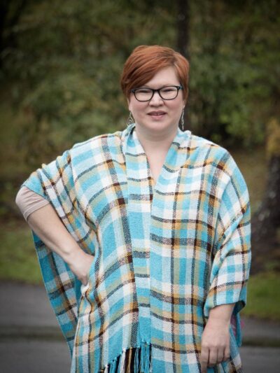 Raglan Wrap – Plaid