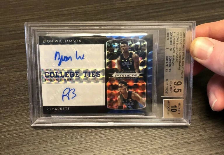 Zion Williamson trading card