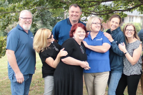 Crossnore's External Relations team laughing and posing outside